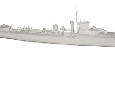 Military Ship 3D model purchase