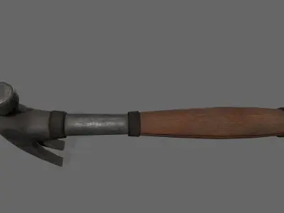 Hammer Low-poly 3D model 23
