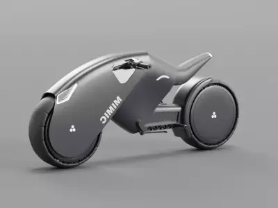 Electric Bike Mimic Free 3D model