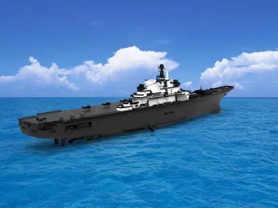  aircraft carrier 3D model