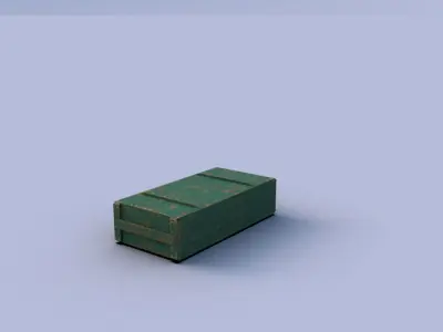 Ammo Box Low-poly 3D model order