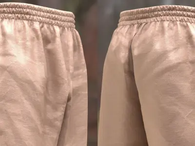 Pants 267 - All MH Bodies - UE5 Skeletons - Rigged Low-poly 3D model