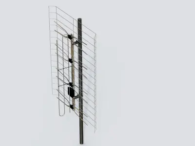Antenna 05 Low-poly 3D model