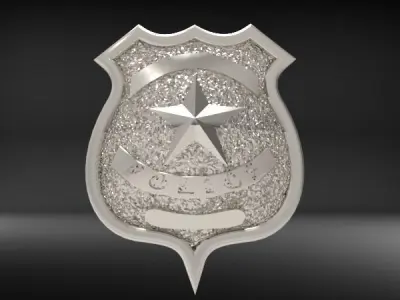 Police Badge  3D print model