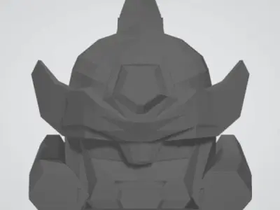 Super Mecha - Zherad of Code Name ZH3RD - 3D Print Ready 3D model