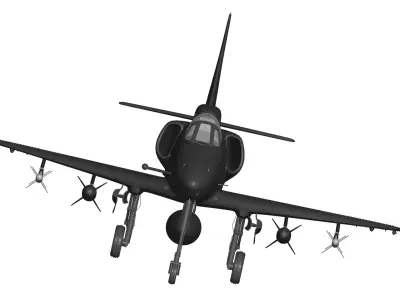 Douglas A-4 Skyhawk 3D model purchase