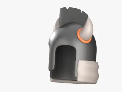 Ancient Helmet 3D Illustration 3D model purchase