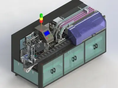 Automatic high-speed cartoning machine  3D model