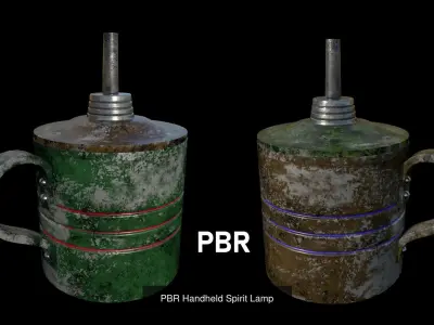 Traditional Vintage Lamps 3D Model Pack