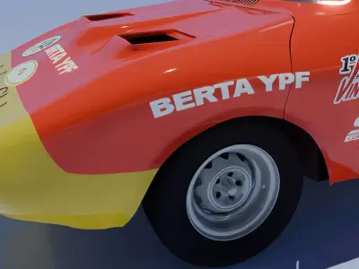 IKA Renault Torino TC 1971 3D model