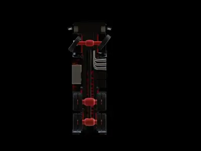 SCORCHIO Truck Low-poly 3D model