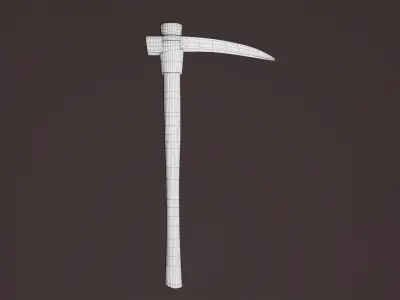 PICKAXE - ONE ARM Free low-poly 3D model
