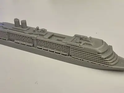 MS Noordam Holland America Line cruise ship 3D print model