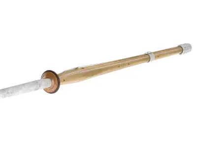 Shinai Sword Low-poly 3D model