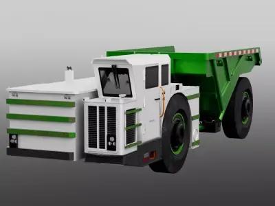 Articulated Dump Truck 3D model