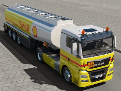 TRUCK XL Fuel Tank 3D model