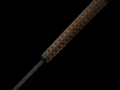 Kanabo  Low-poly 3D model