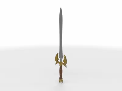 fang sword 3D model