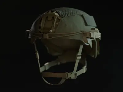 US COMBAT HELMETS ACH-IHPS Low-poly 3D model