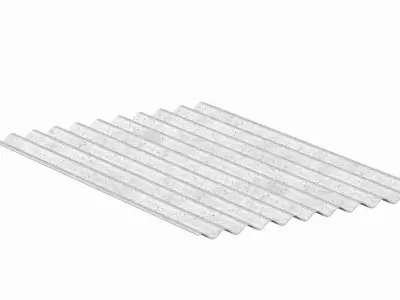 Concrete Roof Tile  3D model