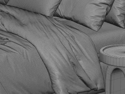 Merkurio Bed 3D model