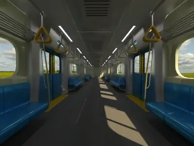 MRT Train 3D model