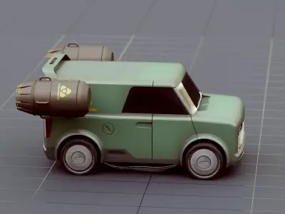 SV-600 RIGGED 3D model