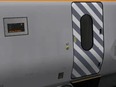 Voyager 220 Train 3D model