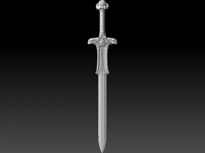 Conan Atlantean Sword 3D Model Ready to Print 3D print model