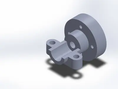 Random mechanical part Free 3D print model