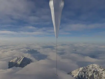  Stratospheric Balloon 3D model