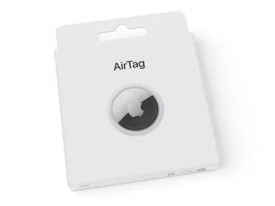 Apple AirTag Package 3D model
