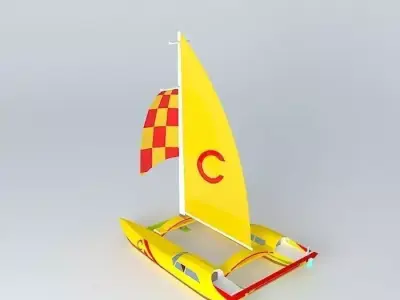 Double hull Free 3D model