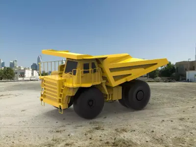  Komatsu HD465-7E0 Rock Truck 3D model