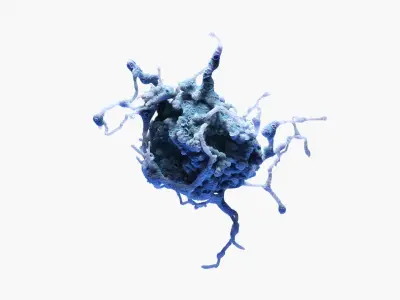 Cancer Cell Mutation 3D model