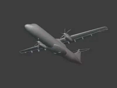 ATR 72-600 3D print model