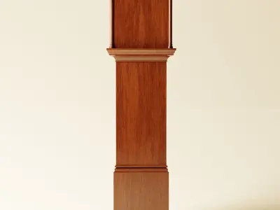 18th Century English Grandfather Clock 3D model