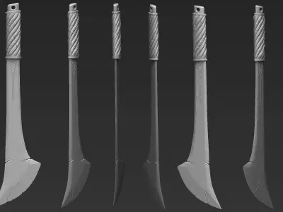Zbrush Sword 02 3D model