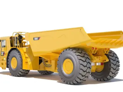 Underground Mining Truck Cat AD60 3D model