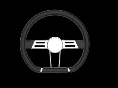 Nurbs Steering For Yacht Boat 3D model