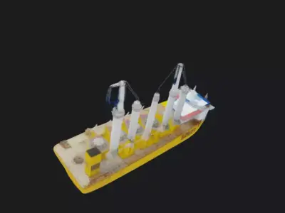 Jumbo heavy load vessel  3D model