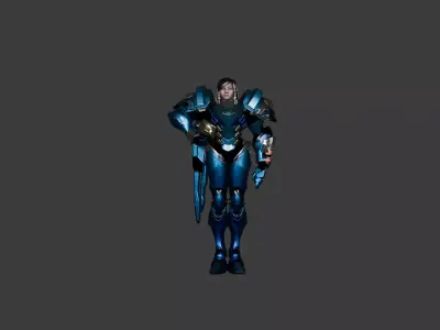 Pharah Overwatch 3D Model 3D model