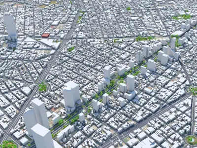 Mexico City 3D model purchase