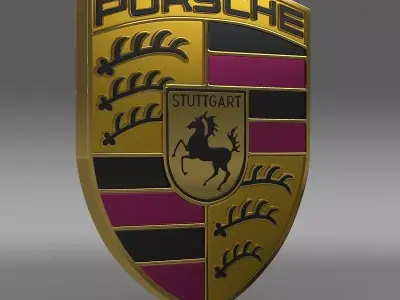 Porsche Logo 3D model