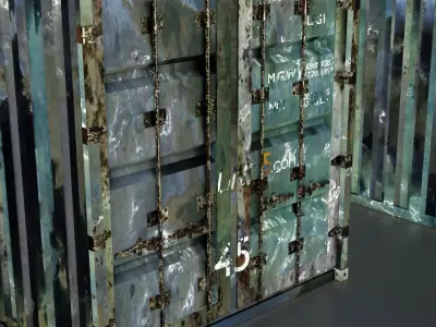 Rusty Container 2 styles Free 3D model purchase