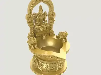 Diya stl file 3D print model