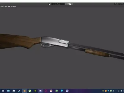 Shotgun 3D model 14