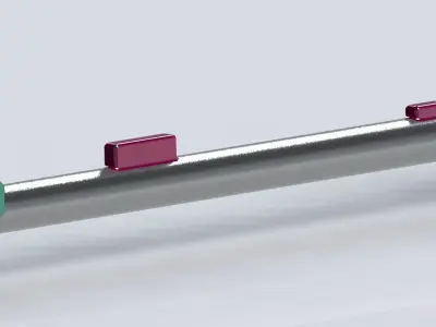 A5M4 Tail hook 3D print model