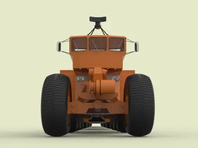 Morrow project Overland train Mark II 3D model
