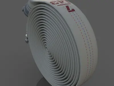 Fire hose 3D model